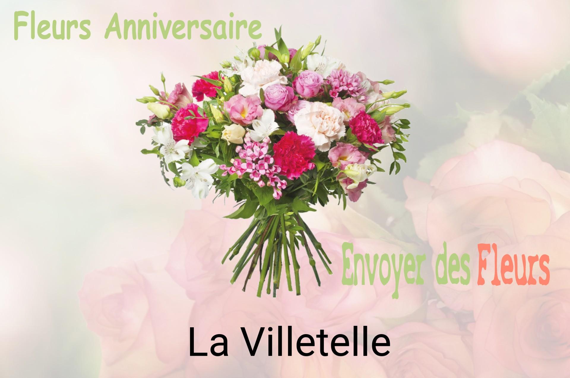 Bouquet de fleurs d’anniversaire livré à La Villetelle