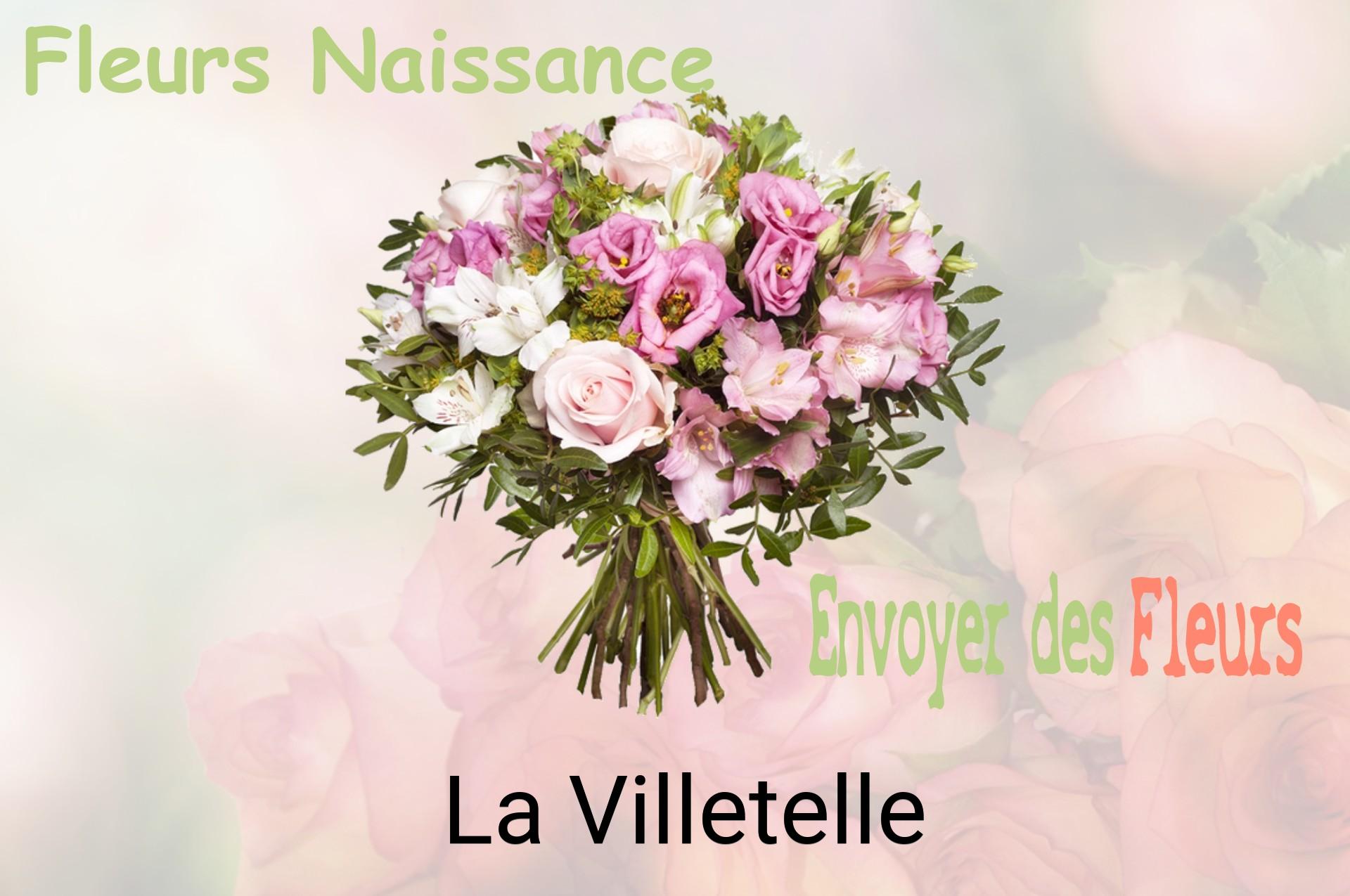Bouquet de fleurs de naissance livré à La Villetelle